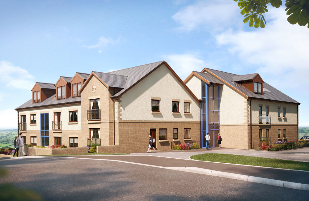 Carluke landmark replaced with luxury apartments